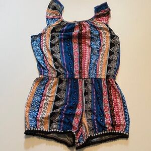 Colorful Striped Kids Romper